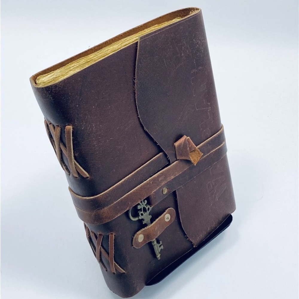 Genuine, leather Kid Warplan Journal